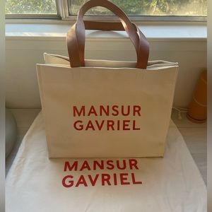 Mansur Gabriel canvas tote bag